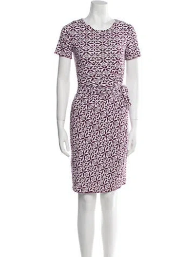 Pre-owned Dries Van Noten Printed Mini Dress In Multi