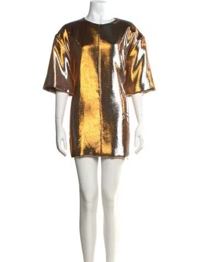 Pre-owned Dries Van Noten Printed Mini Dress In Multicolor