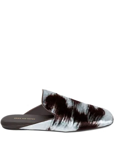 Dries Van Noten Printed Mules