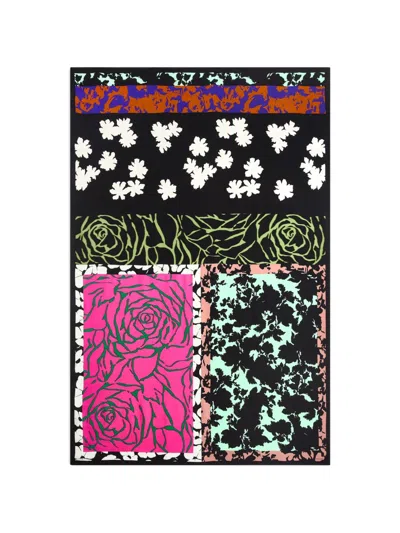 Dries Van Noten Printed Scarf In Black