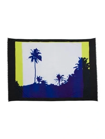 Pre-owned Dries Van Noten Printed Scarf In Multi