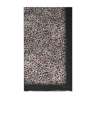Dries Van Noten Printed Scarf In Black