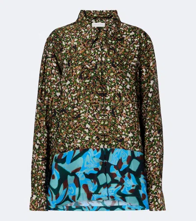 Dries Van Noten Printed Shirt In Multi