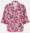 Dries Van Noten Printed Shirt In Multicoloured