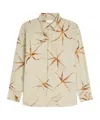 Dries Van Noten Floral Long Sleeve Tulip Print Top In Neutral