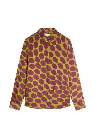 Dries Van Noten Printed Shirt In Neutral