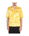 Dries Van Noten Men Floral Print Shirt In Yellow