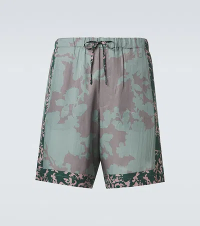 Dries Van Noten Printed Shorts In Multi