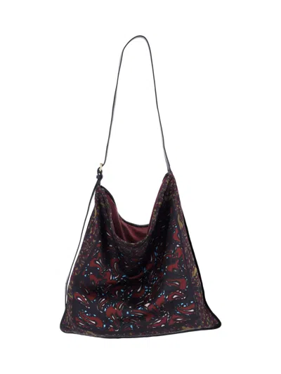 Dries Van Noten Printed Shoulder Bag "scarf" In Multi