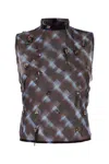 Dries Van Noten Printed Silk Carmasa Top In Brown