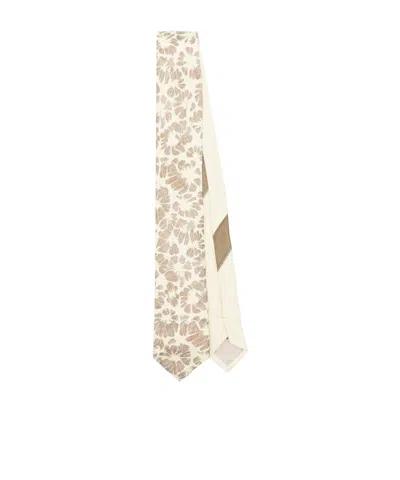Dries Van Noten Printed Silk Tie