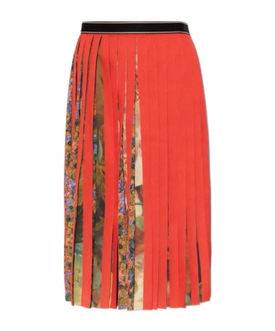 Dries Van Noten Printed Skirt In Multi