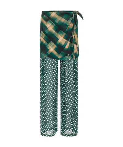 DRIES VAN NOTEN DRIES VAN NOTEN PRINTED SKIRT PANTS