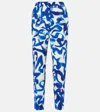 DRIES VAN NOTEN PRINTED SLIM PANTS