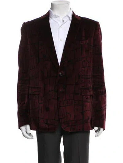 Pre-owned Dries Van Noten Printed Sport Coat In Multi