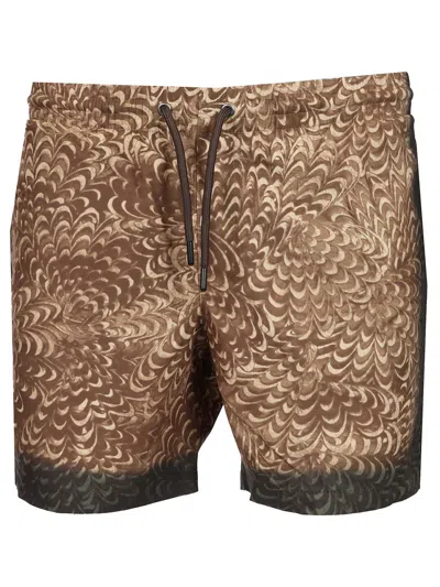 Dries Van Noten Boxer Swimsuit In Ocr