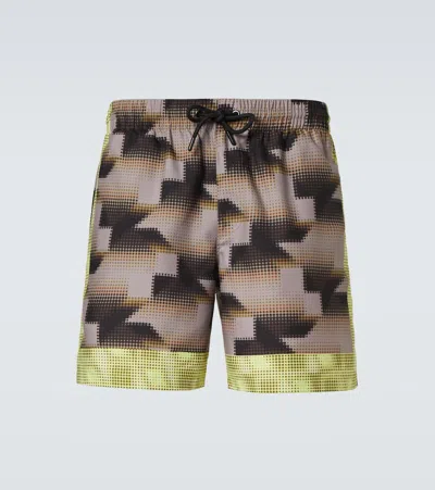 DRIES VAN NOTEN PRINTED SWIM TRUNKS