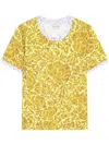 Dries Van Noten Printed T-shirt In Yellow