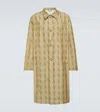 Dries Van Noten Printed Technical Car Coat In Multicoloured