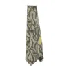 Dries Van Noten Printed Tie