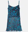 Dries Van Noten Printed Top In Blue