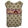 Dries Van Noten Printed Top In Multicolor Silk In Multi