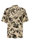 Dries Van Noten Men Printed Viscose Carltone Shirt In Multi