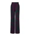 Dries Van Noten Printed Wide-leg Pants In Black