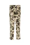 Dries Van Noten Pritned Viscose Penny Pant In White