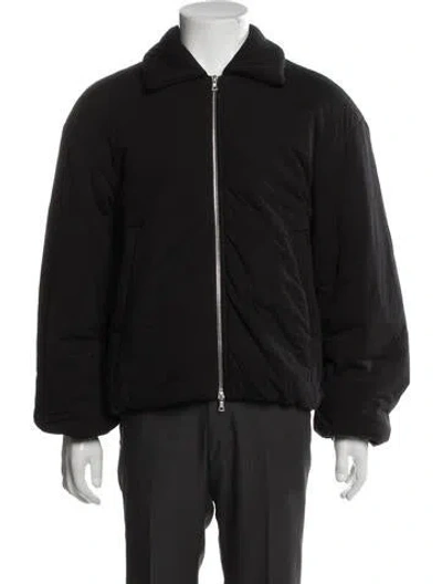 Pre-owned Dries Van Noten Puffer Coat In Black