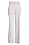 DRIES VAN NOTEN PULLA BELTED TAILORED STRAIGHT LEG TROUSERS