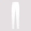 Dries Van Noten White Pulley Wool Pants In White