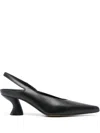 Dries Van Noten Pointed High-heeled Sandals In Black