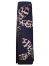 Dries Van Noten Pure Viscose Dress With Bodice In Purple