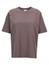 Dries Van Noten 'essential' Round Neck T-shirt With Short Sleeves In Purple