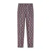 Dries Van Noten Parkino Patterned Pants In Grey