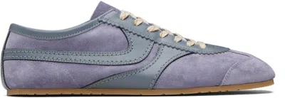 Dries Van Noten Purple Suede Sneakers