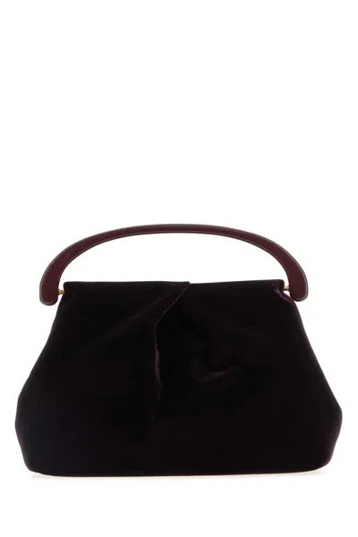 Dries Van Noten Purple Velvet Handbag
