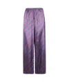 Dries Van Noten "puvis Bis Long 2256" Stripe Printed Trousers In Multi