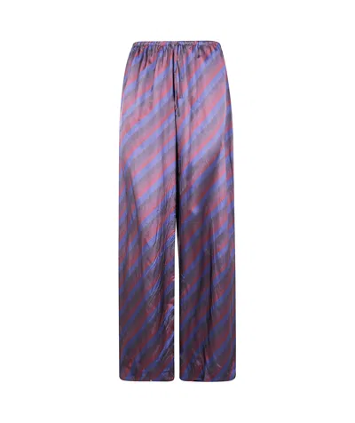 DRIES VAN NOTEN 'PUVIS BIS LONG 2256' STRIPE PRINTED TROUSERS