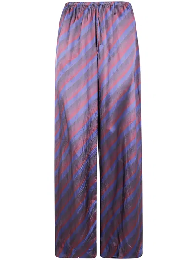 DRIES VAN NOTEN DRIES VAN NOTEN "PUVIS BIS LONG 2256" STRIPE PRINTED TROUSERS