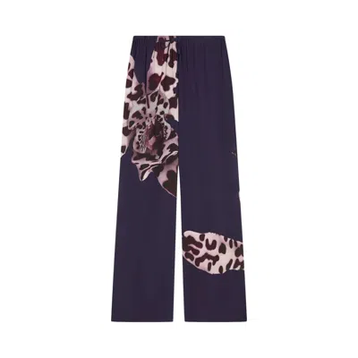 Pre-owned Dries Van Noten Puvis Bis Long Pants 'navy' | Blue | Women's Size 38