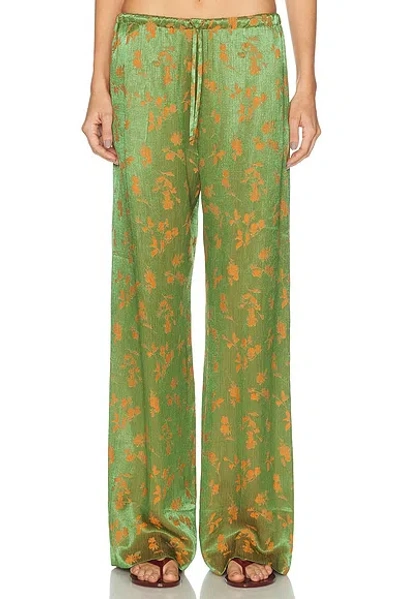 Dries Van Noten Puvis Long Pant In Green