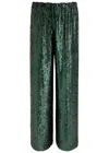 Dries Van Noten Puvis Sequined Wide-leg Drawstring Pants