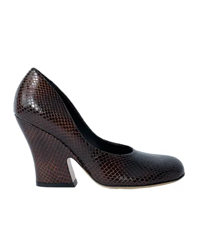 DRIES VAN NOTEN PYTHON PRINT HIGH HEELS