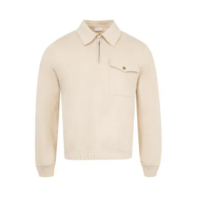 Pre-owned Dries Van Noten Quarter Zip Sweater 'beige' | Tan | Men's Size S