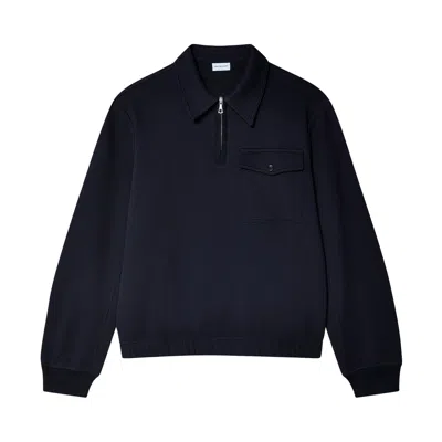 Pre-owned Dries Van Noten Quarter Zip Sweater 'navy' | Blue | Men's Size S