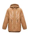 Dries Van Noten Quilted Casual Jacket In Brown