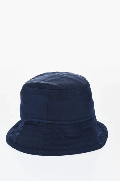 Dries Van Noten Quilted Nylon Bucket Hat In Blue
