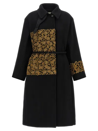 Dries Van Noten 'rain' Coat In Black